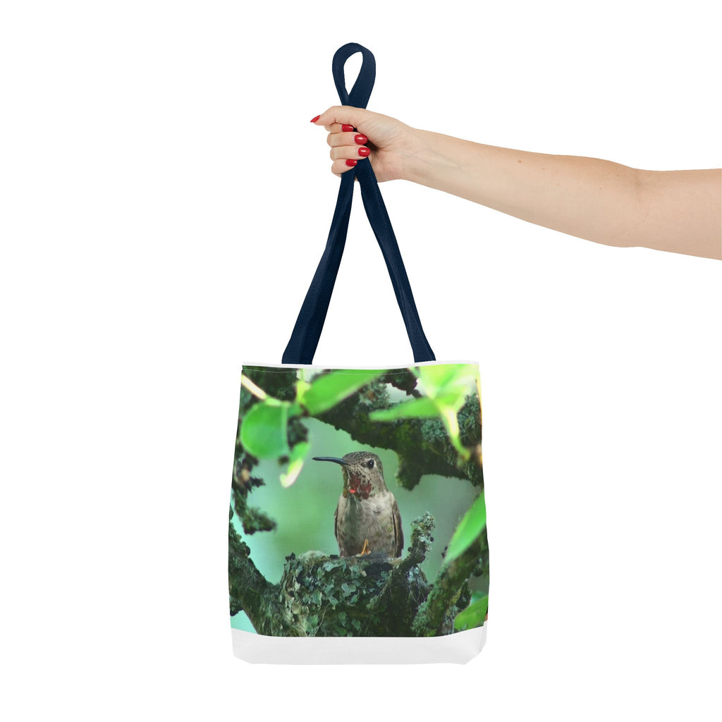 Hummingbird Nest Tote Bag – Floral Nature Print AOP Tote