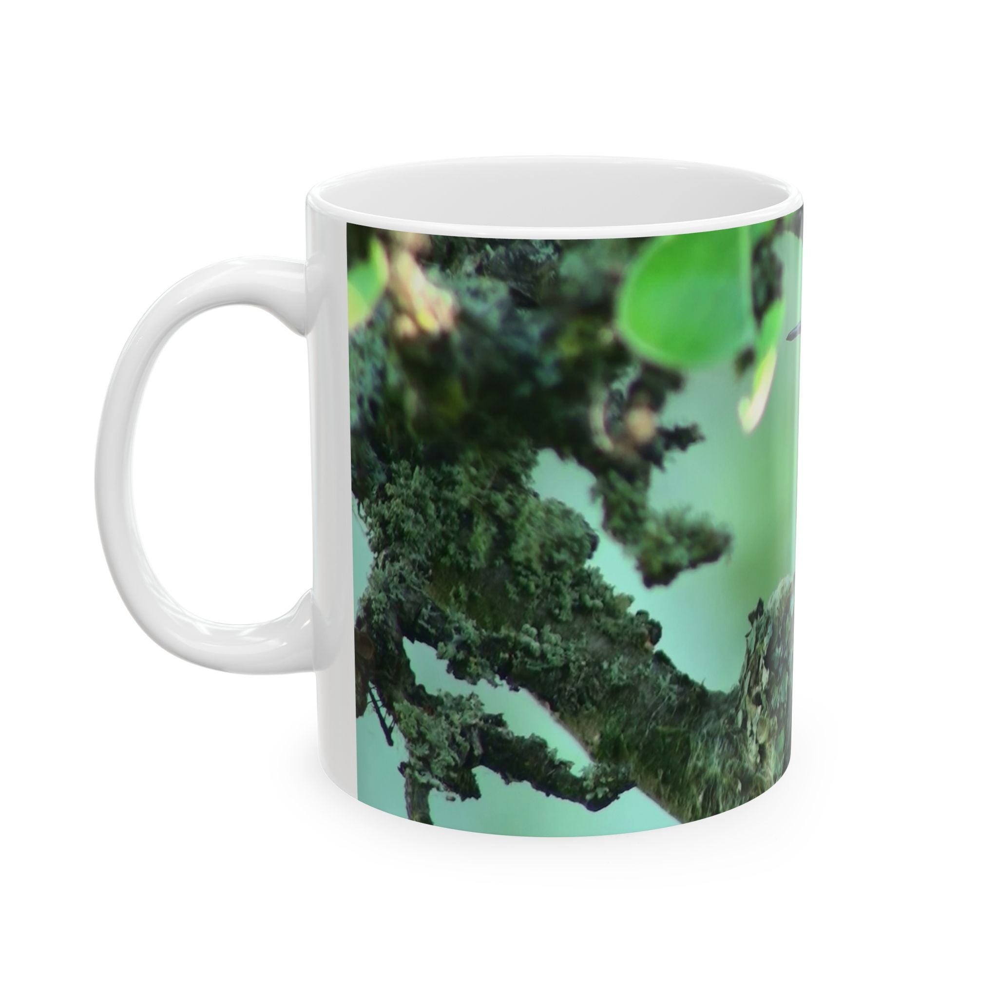 Hummingbird Photo Ceramic Mug – Nature Wildlife Coffee Cup (11oz & 15oz)