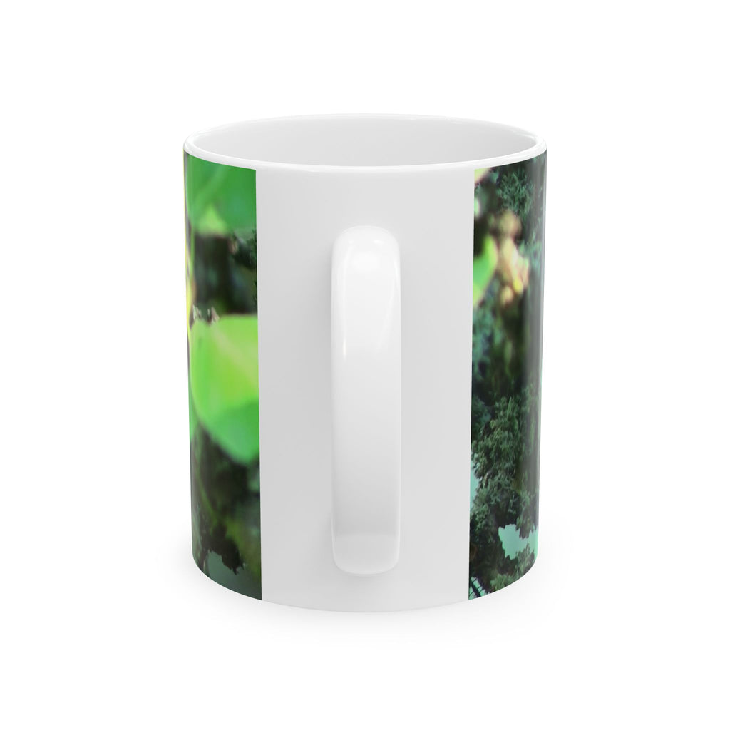 Hummingbird Photo Ceramic Mug — Nature Bird Coffee Cup (11oz & 15oz)