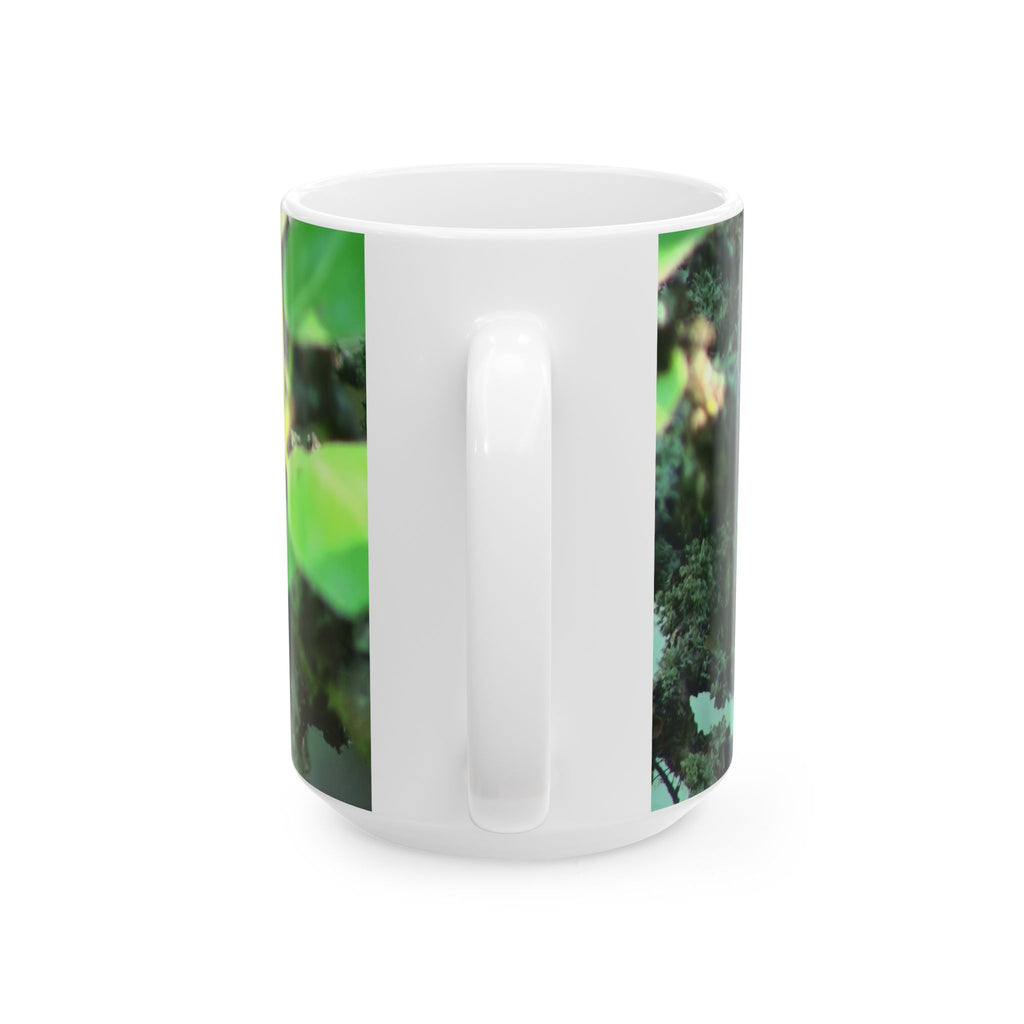 Hummingbird Photo Ceramic Mug — Nature Bird Coffee Cup (11oz & 15oz)