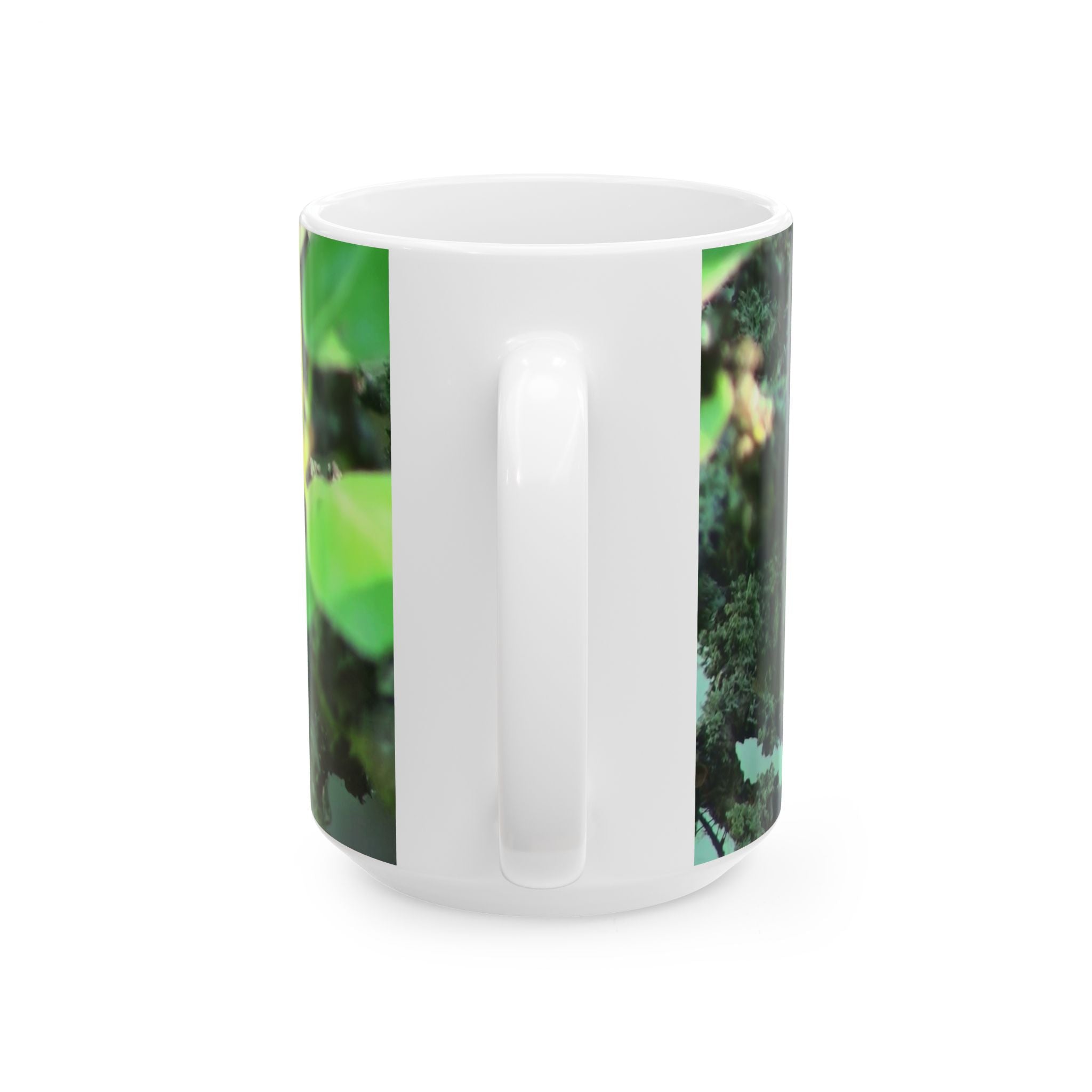 Hummingbird Photo Ceramic Mug — Nature Bird Coffee Cup (11oz & 15oz)
